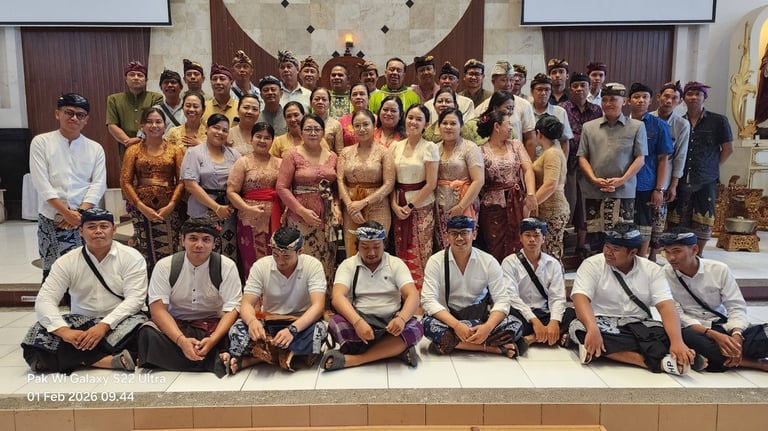 Ngamen Rohani di Paroki Santo Petrus Monang Maning Denpasar