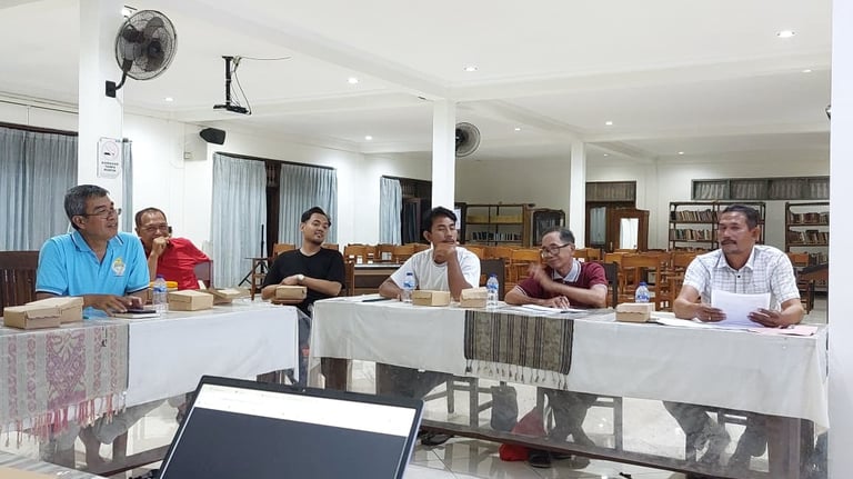 Rapat DPP dan DKP Paroki Tuka, Bali