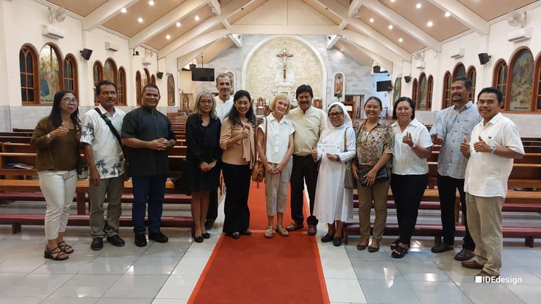 Kunjungan Paroki Tuka - Bali ke Paroki Santo Petrus Negara