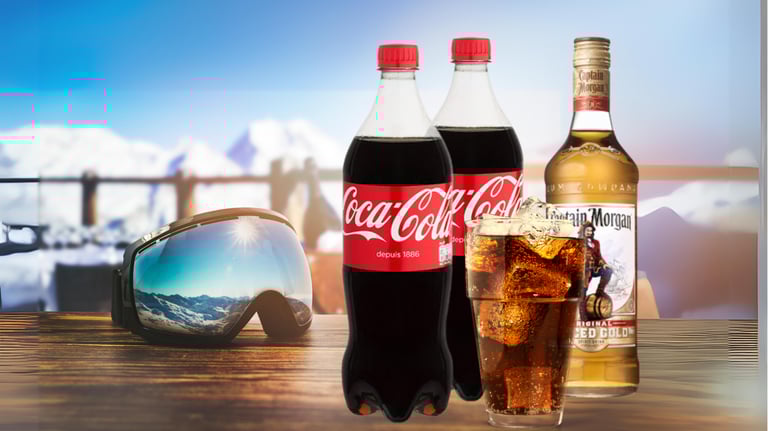 Livraison Captain coca Courchevel