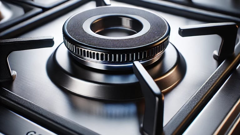 a gas stove top burner