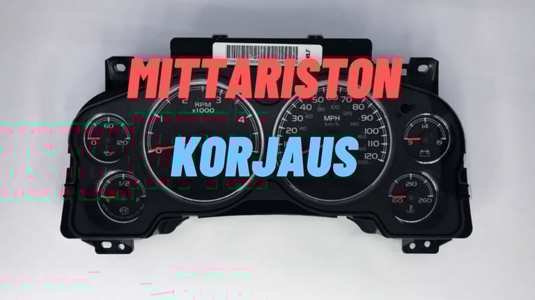 Mittariston korjaus