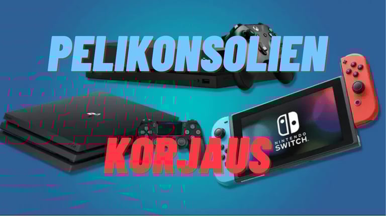 Pelikonsolien korjaus