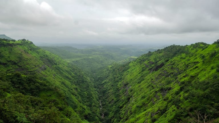 View of Camel Valley near Lakefield Apartments in Igatpuri