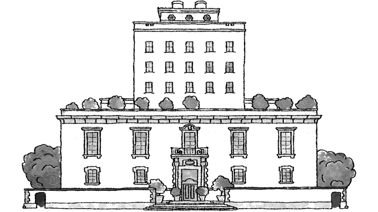 Club 55 Architectural Sketch