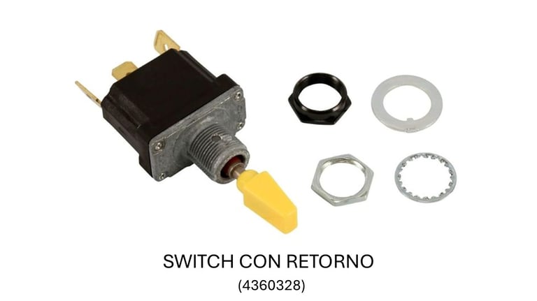 Switch con retorno número de parte 4360328