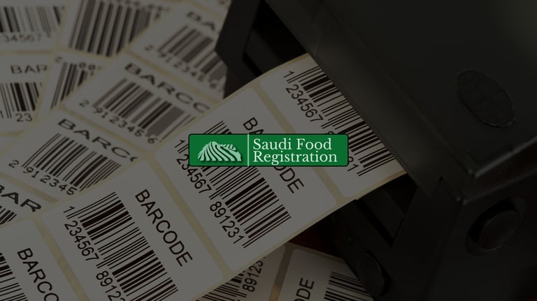 GS1 barcode labels printing for SFDA barcode requirements in Saudi Arabia