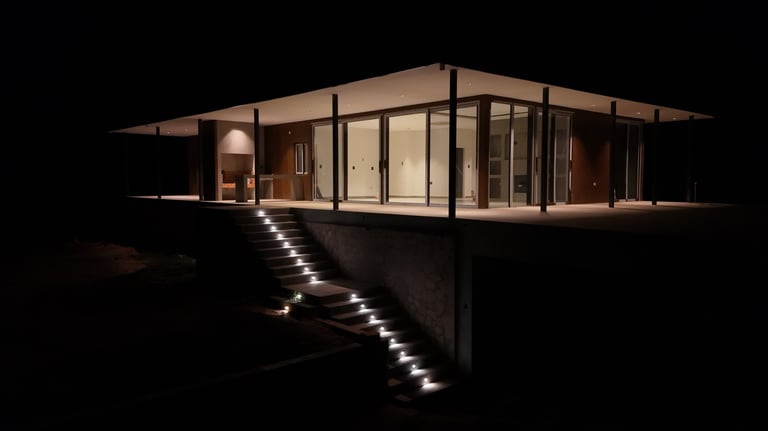 Moderne Villa mit großen Terrassen in Planta Urbana, Colonia Independencia