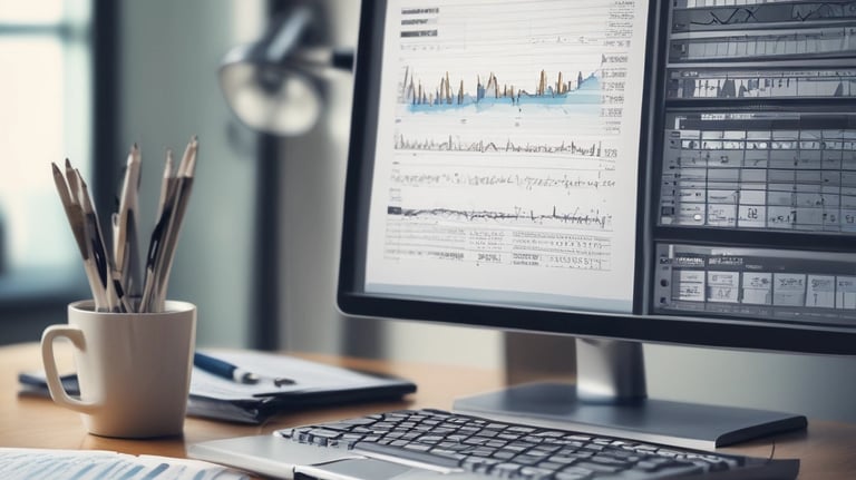 A dimly lit street scene at night features a brick building with a neon sign displaying the words 'INCOME TAX' in red and 'NOTARY PUBLIC' in green. A streetlight illuminates the space immediately around it, creating a contrast with the dark surroundings.