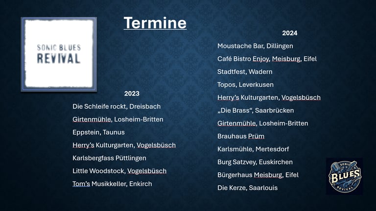 Kalender mit Live-Daten 2024 in Deutschland