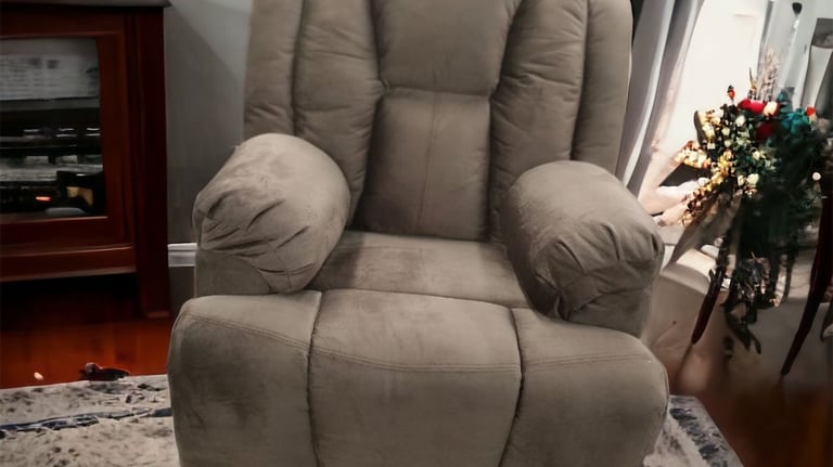 Sillón reclinable con masajes