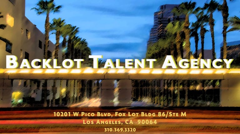 Backlot Talent Agency a Los Angeles-based SAG-AFTRA Franchised boutique talent agency