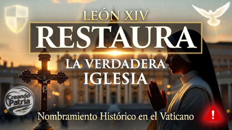 BOMBAZO Vaticano: Papa León XIV Restaura la Verdadera Iglesia ⛪✝️