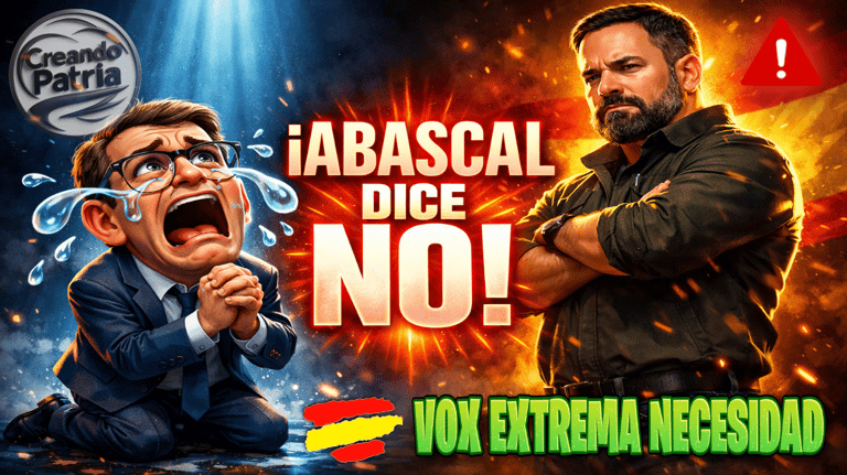 Feijóo SE ARRASTRA ante Abascal: el PP llega sin dignidad a pedir lo que antes DESPRECIABA
