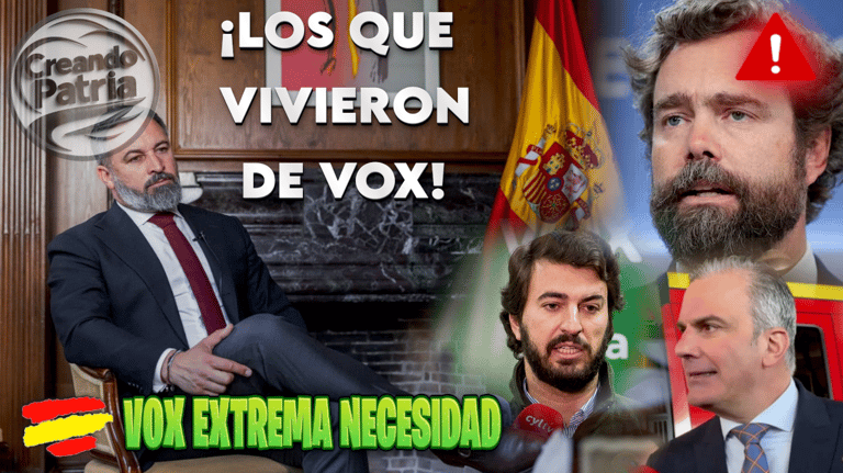 Muerden la mano de Abascal: la traición de los que vivieron de Vox - 2026 CREANDO PATRIA