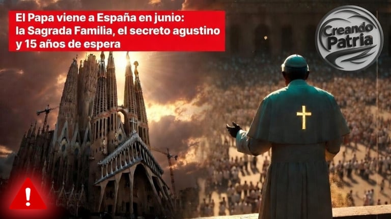 El Papa viene a España en junio: la Sagrada Familia, el secreto agustino y 15 años de espera