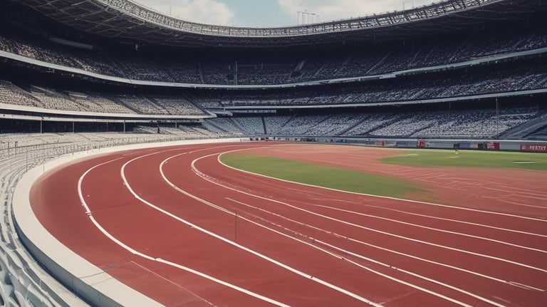 A curved facade covered in white latticework