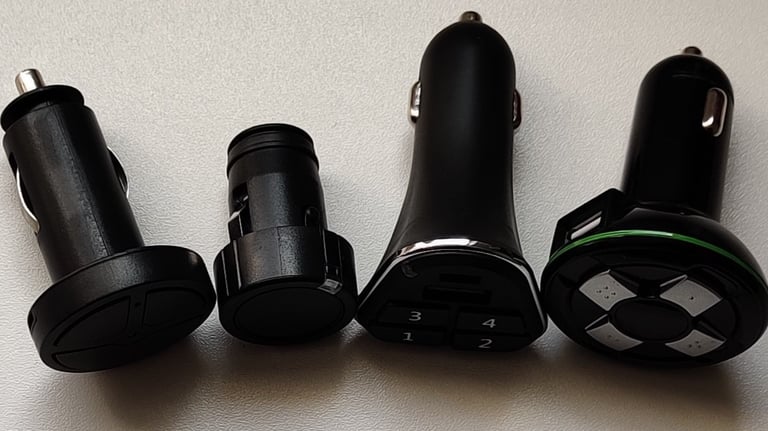 Universalus vartų pultelis, paslėptas  SIGARETTE LIGHTER SOCKET automobilinio žiebtuvėlio korpuse, 