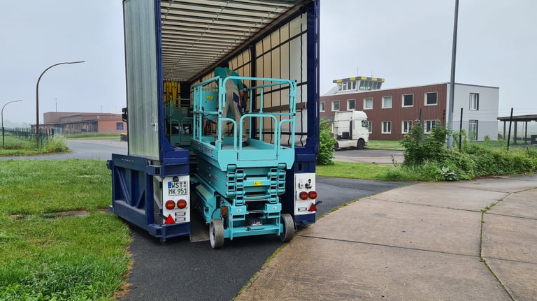 Transport Arbeitsbühne von Ingolstadt nach Kassel