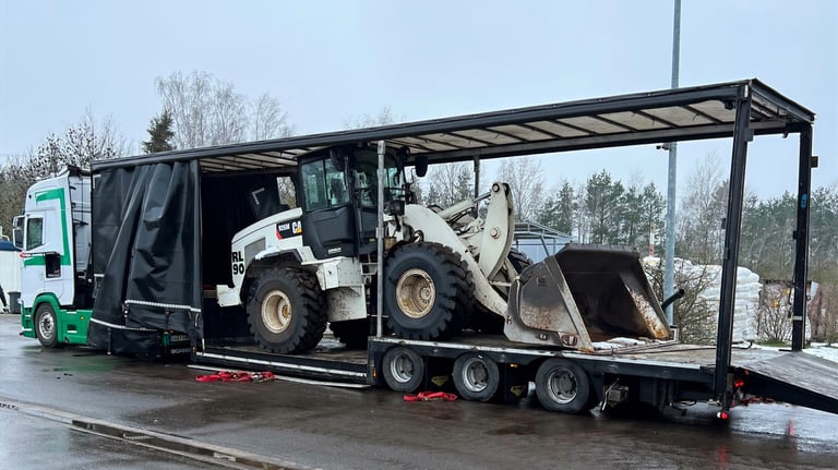 Radladertransport von S&W Spedition