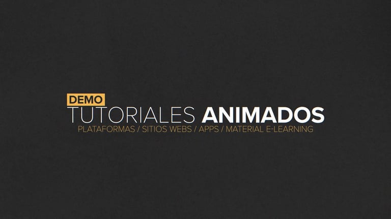 Demo Tutoriales animados