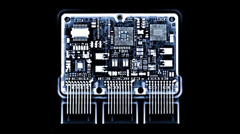 a computer motherboard with a circuit board and a circuit board
