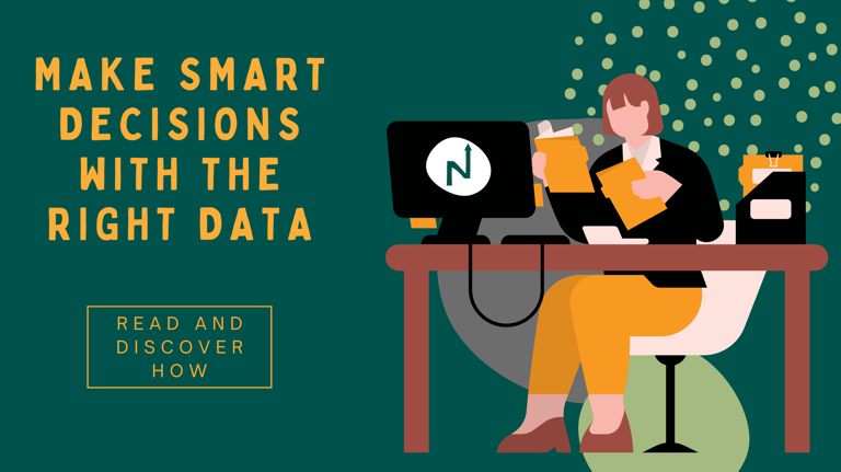 woman on her laptop working on KPI dashboard visualization