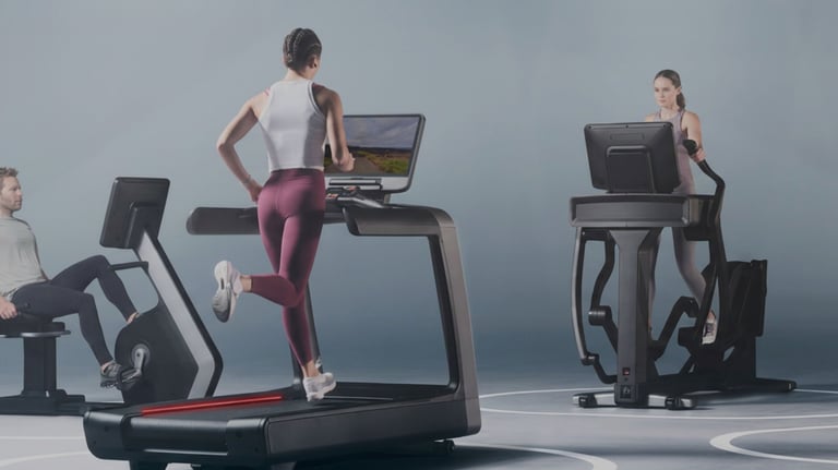 Life Fitness commercial cardio treadmills and bikes UAE by FLYWHEEL ME Dubai