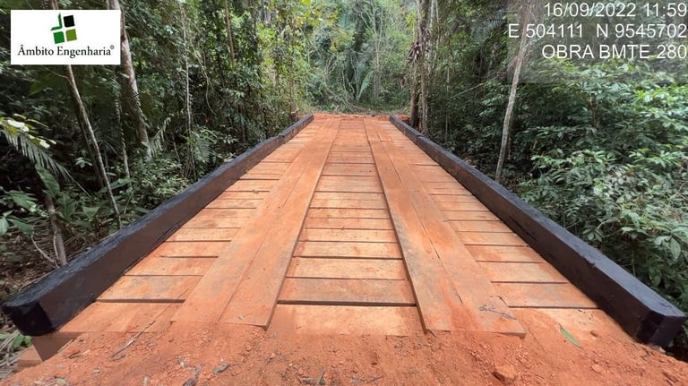 Pnote de madeira Tratada construida em MT
