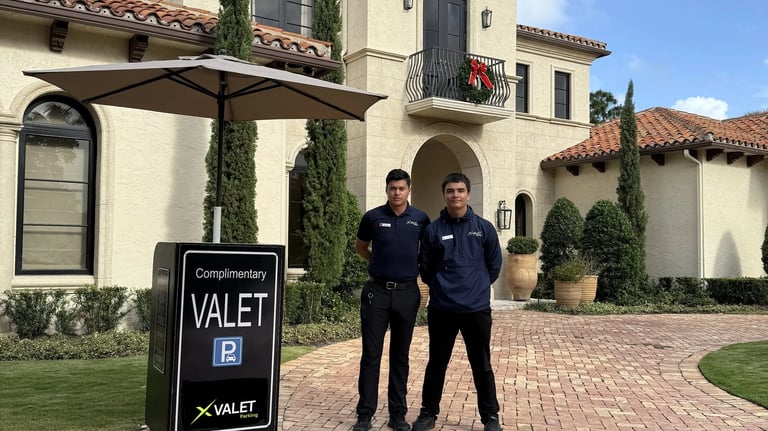 Private Parties, Weddings and more Valet parking Service