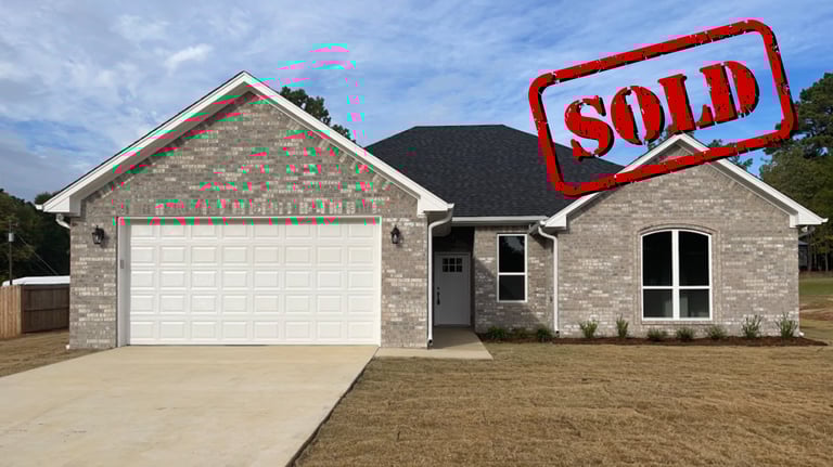 troup, texas home sold by builder dews custom homes