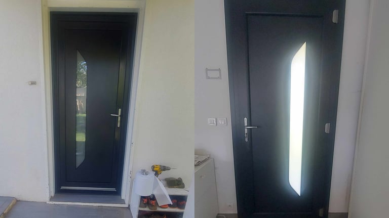 remplacement porte d'entrée blindee