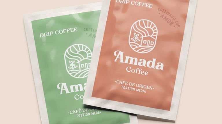 Sobres drip coffee Amada Coffee