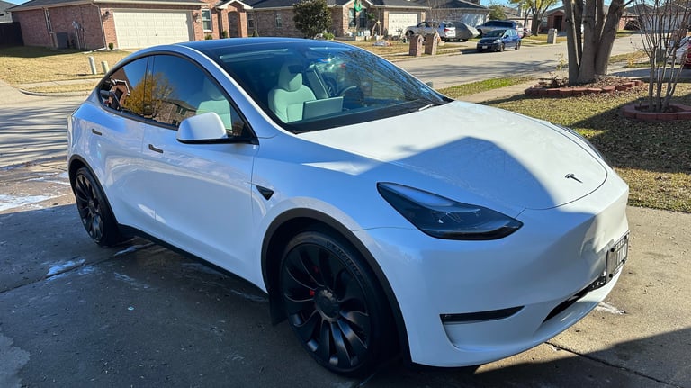 Tesla car wash Denton Texas