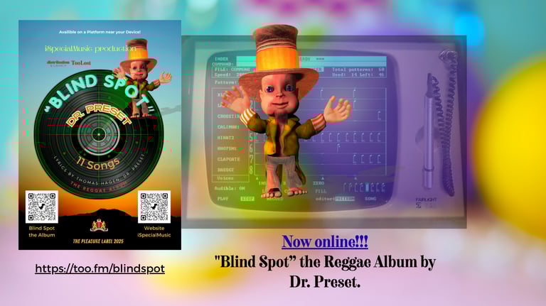 a man in a hat and a record player