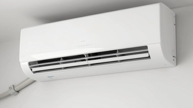 Solar panels on a rooftop under a clear blue sky