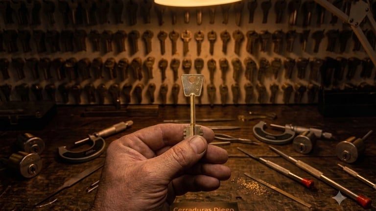 Copia de llaves profesional - Vale y doble paleta - Cerrajería Diego Mendoza