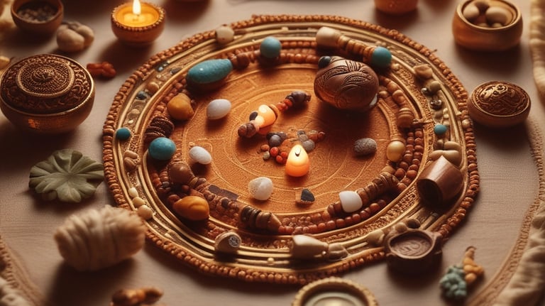 A curved facade covered in white latticework