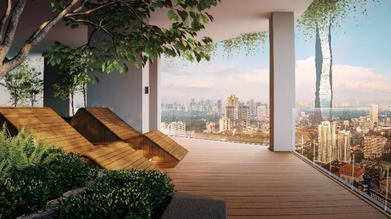 Level 7 Pavillion Timber View