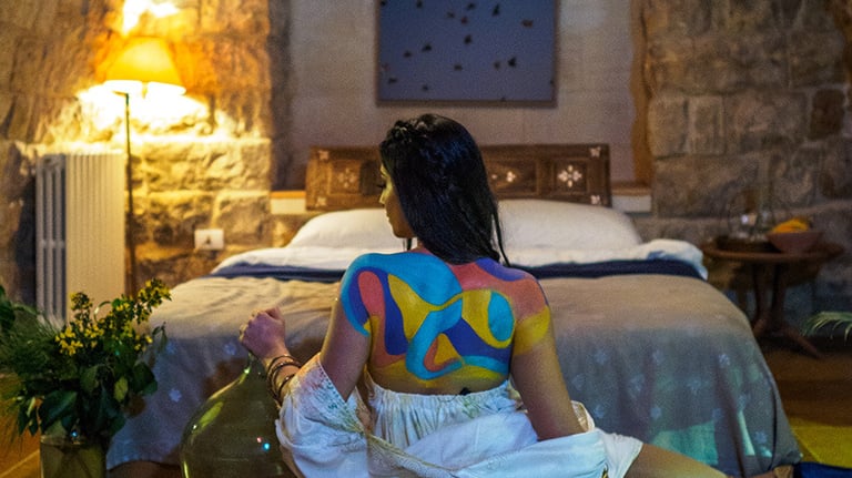 Armen Ainteblian body painting art