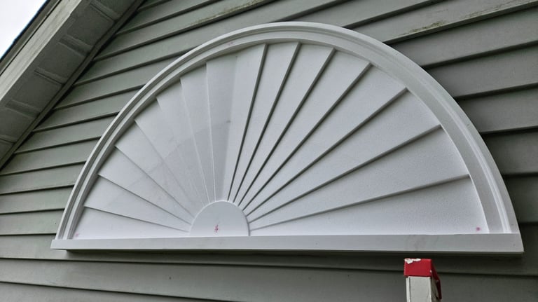 Huckabee Handyman Services, Siding pediment after