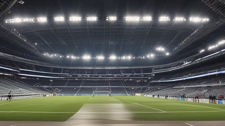 A friendly technician adjusting LED lights during a home service visit