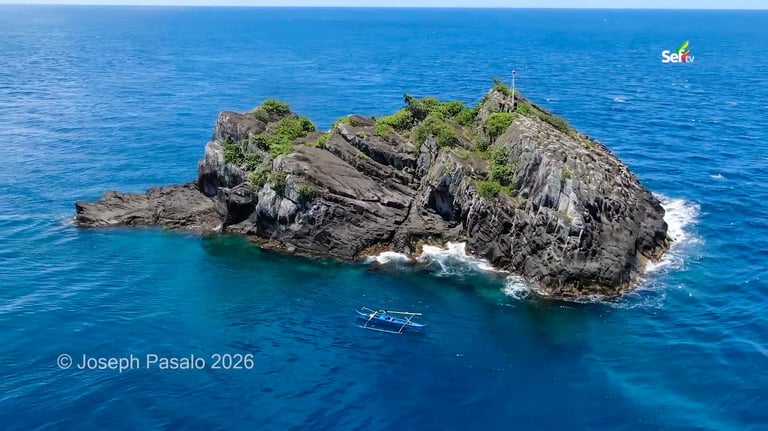 Snake Island in Southern Leyte, Philippines