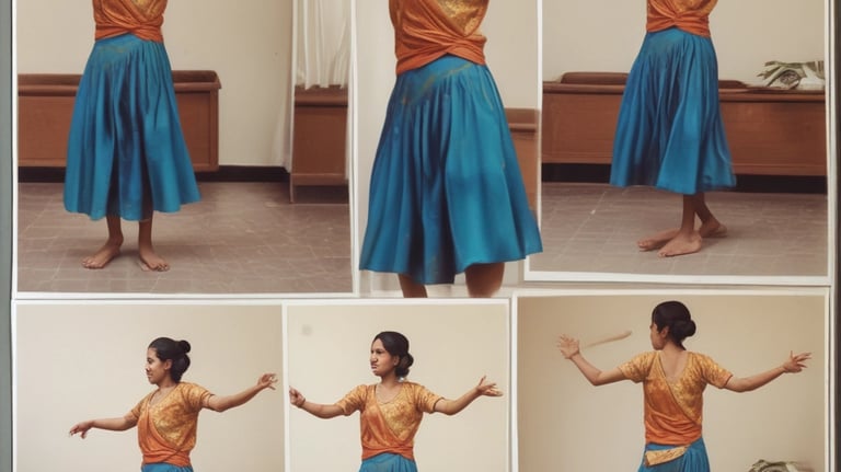 A child and parent working together on a creative DIY project at home