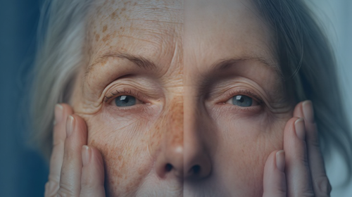 a woman with her hands Anti-Aging & Wellness Rejuvenation