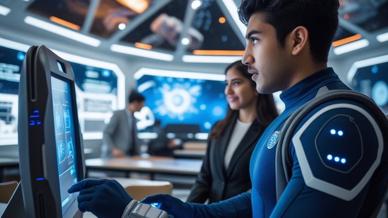 Jóvenes trabajando en su computadora dentro de la Nave de Chatvo