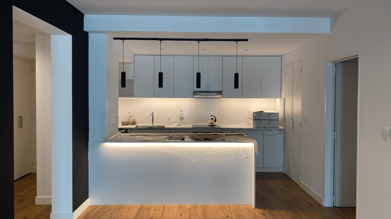 Proceso de Obra e Iluminación Técnica | Proyecto Casa Paroisienne