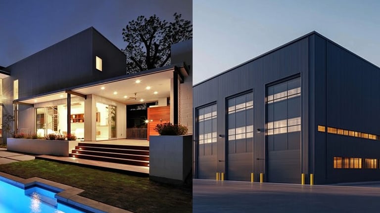 privačių ir komercinių pastatų aptarnavimas