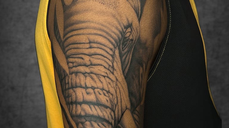 Realistic tattoo with detailed shading and lifelike depth by expert tattoo artist