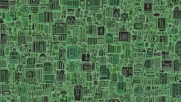 A curved facade covered in white latticework